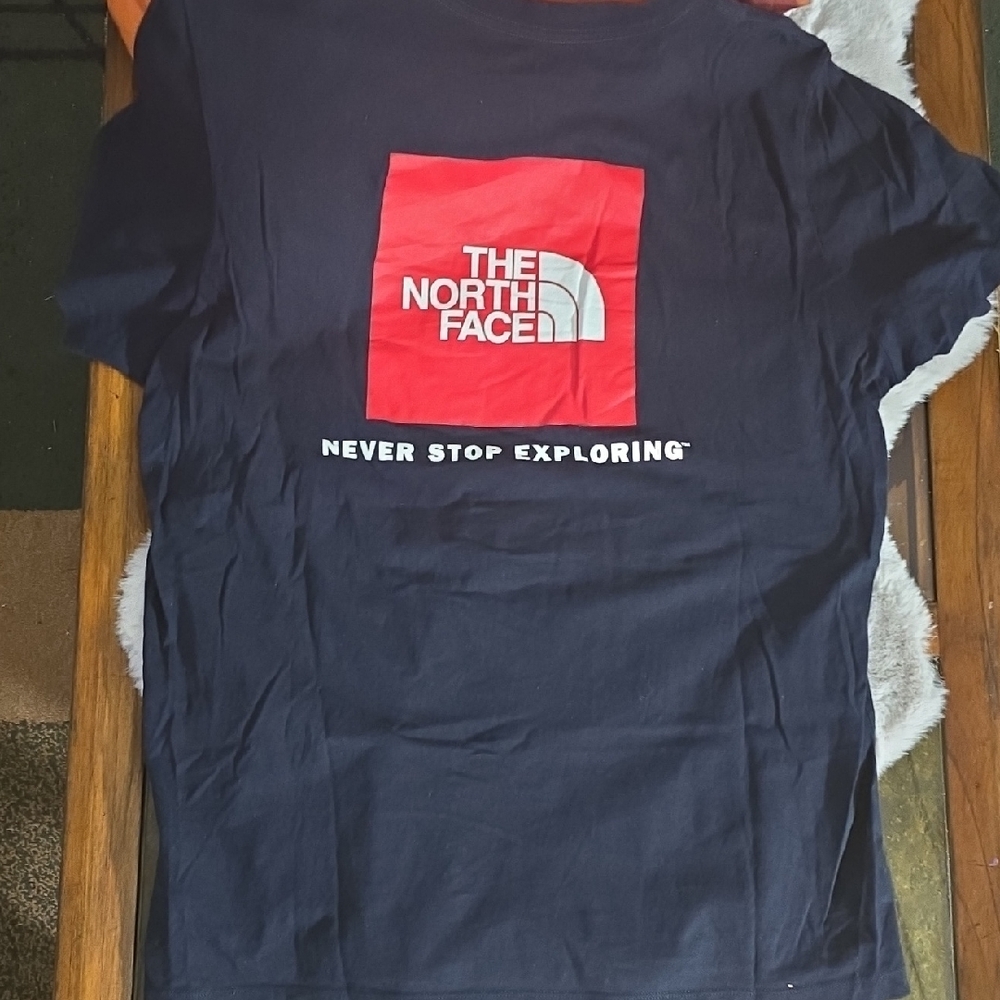 The North Face Men's Dark Blue Tee - Picture 2 of 3